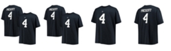 Dallas Cowboys Men's Dak Prescott Navy Big and Tall Player Name Number T-shirt